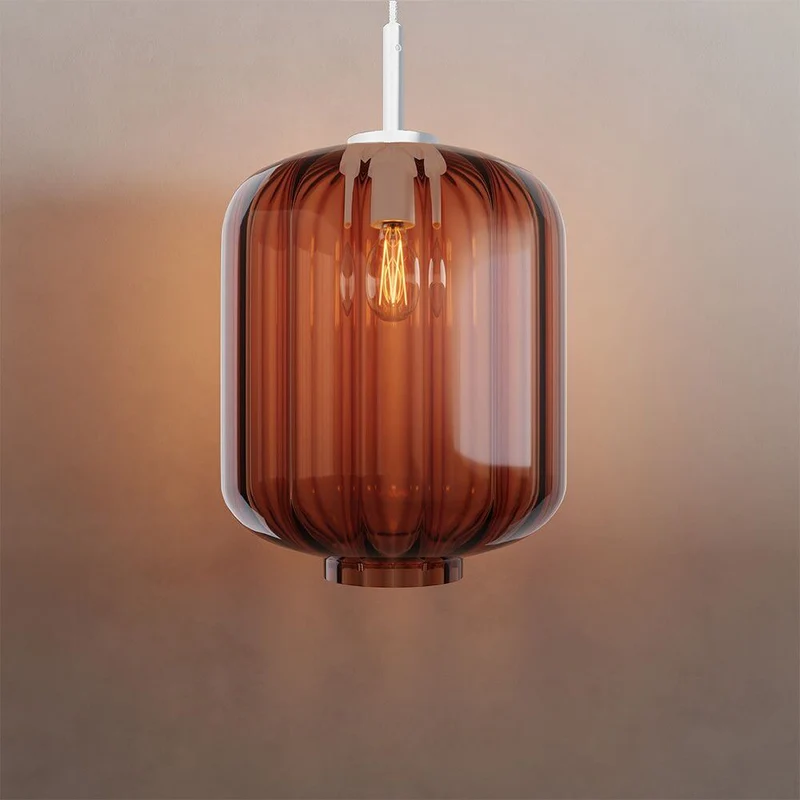s.luce Velo Galerie Glas-Pendellampe Aufhängung 500cm Weiß