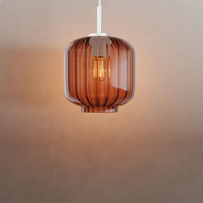 s.luce Velo Galerie Glas-Pendellampe Aufhängung 500cm Weiß