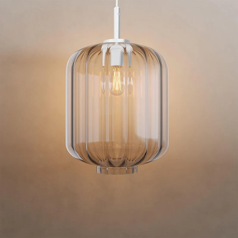 s.luce Velo Galerie Glas-Pendellampe Aufhängung 500cm Weiß