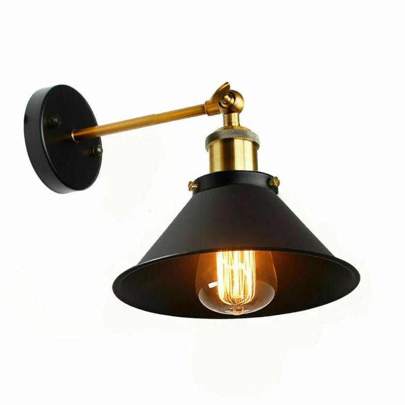 All Seasons Life Vintage Wandleuchte Industrial Metall E27 Innen ~3829
