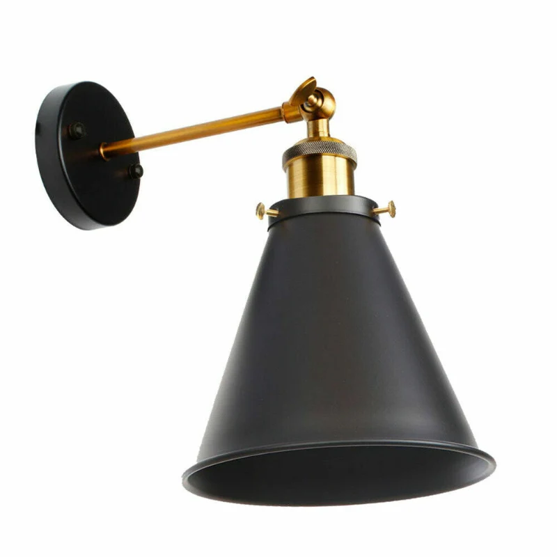 All Seasons Life Vintage Wandleuchte Industrial Metall E27 Innen ~3829