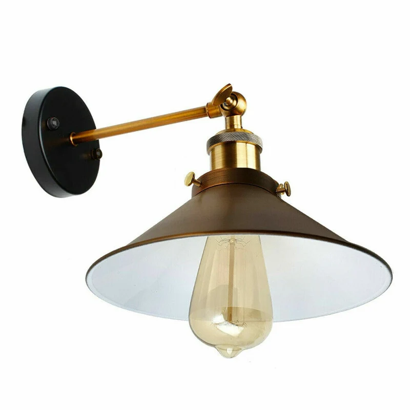 All Seasons Life Vintage Wandleuchte Industrial Metall E27 Innen ~3829