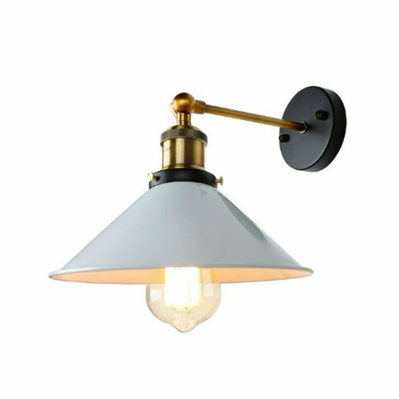 All Seasons Life Vintage Wandleuchte Industrial Metall E27 Innen ~3829
