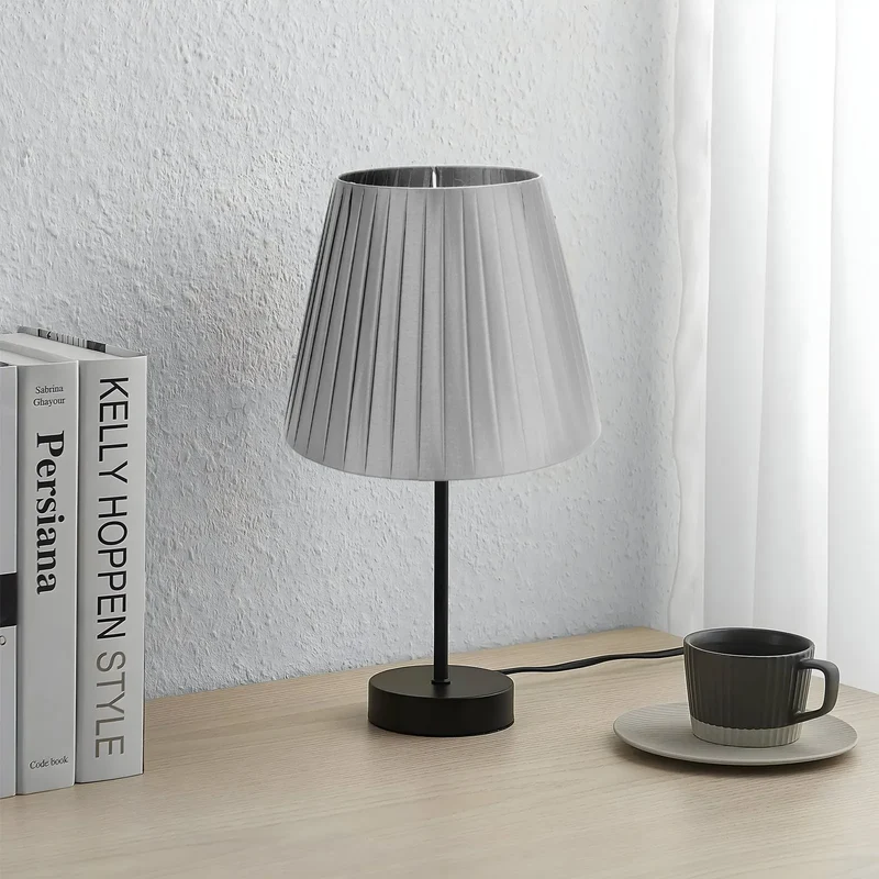 Moderner Stoff Coolie Light Tischlampenschirm~3846