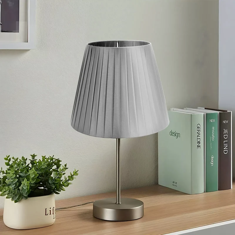 Moderner Stoff Coolie Light Tischlampenschirm~3846