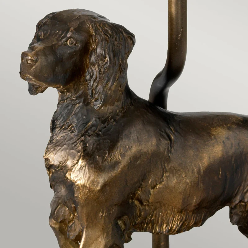 Tischleuchte Rufus 1-flammig Bronze