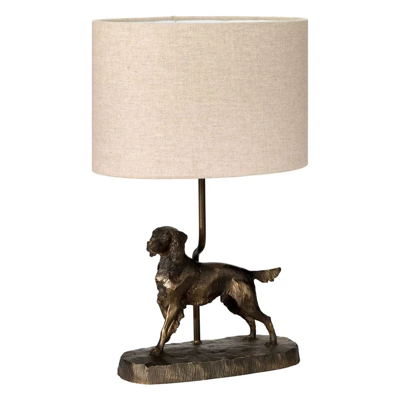 Tischleuchte Rufus 1-flammig Bronze