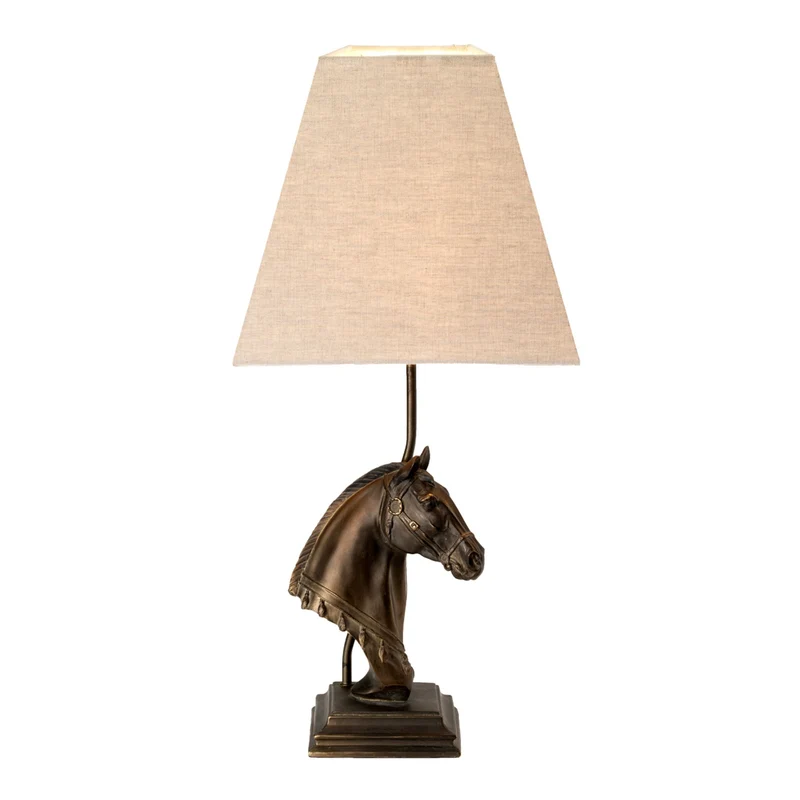Tischleuchte Eclipse 1-flammig Bronze
