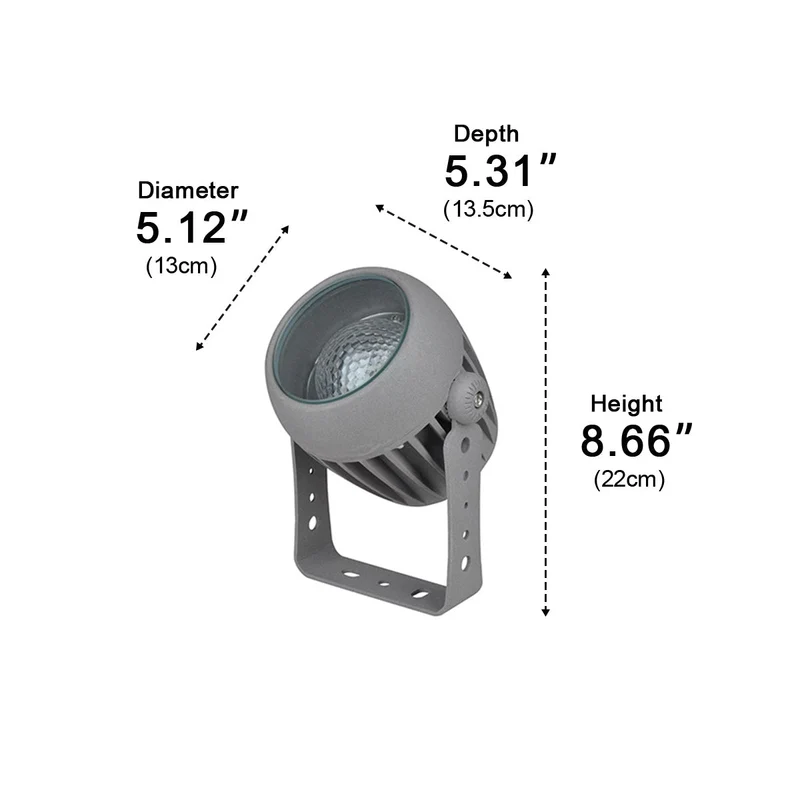3D Waterrimpel Projector Buitenlamp Golfeffect Tuinspot Sfeerlicht IP65 Wandbelichting Waterdicht 24W-48W | Sansoti