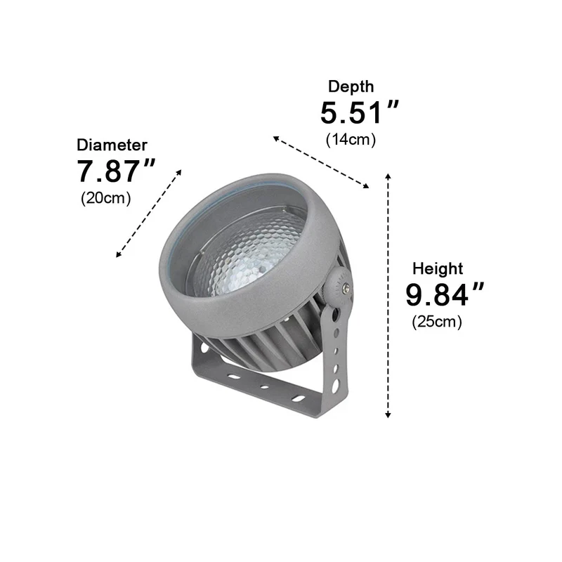 3D Waterrimpel Projector Buitenlamp Golfeffect Tuinspot Sfeerlicht IP65 Wandbelichting Waterdicht 24W-48W | Sansoti