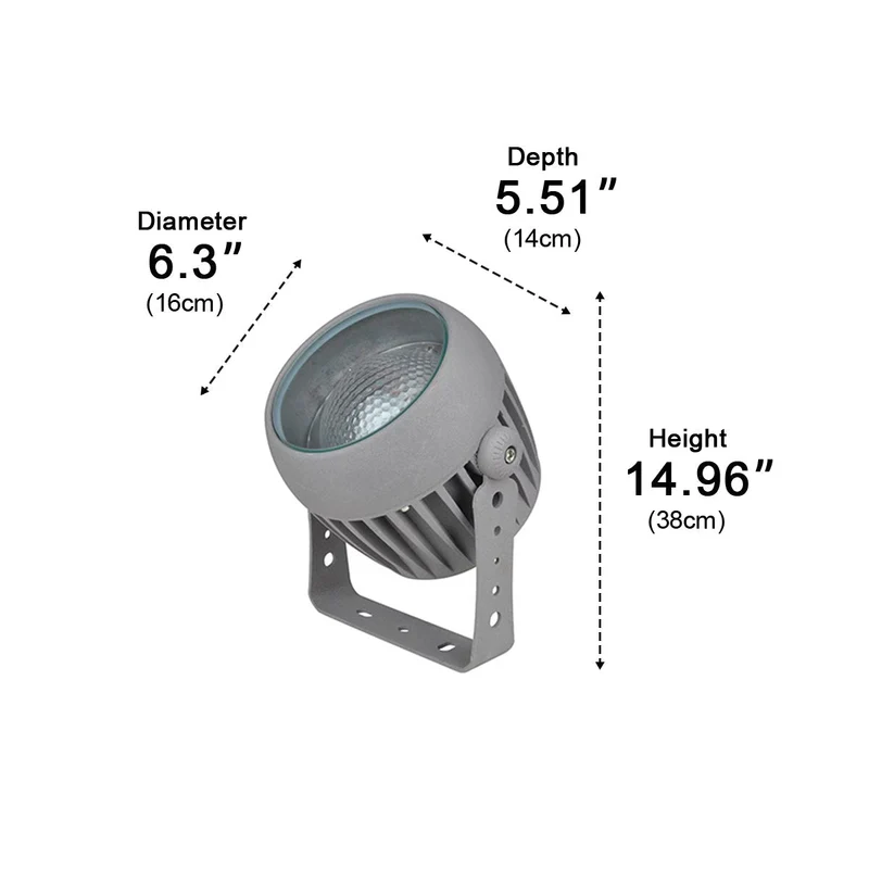 3D Waterrimpel Projector Buitenlamp Golfeffect Tuinspot Sfeerlicht IP65 Wandbelichting Waterdicht 24W-48W | Sansoti