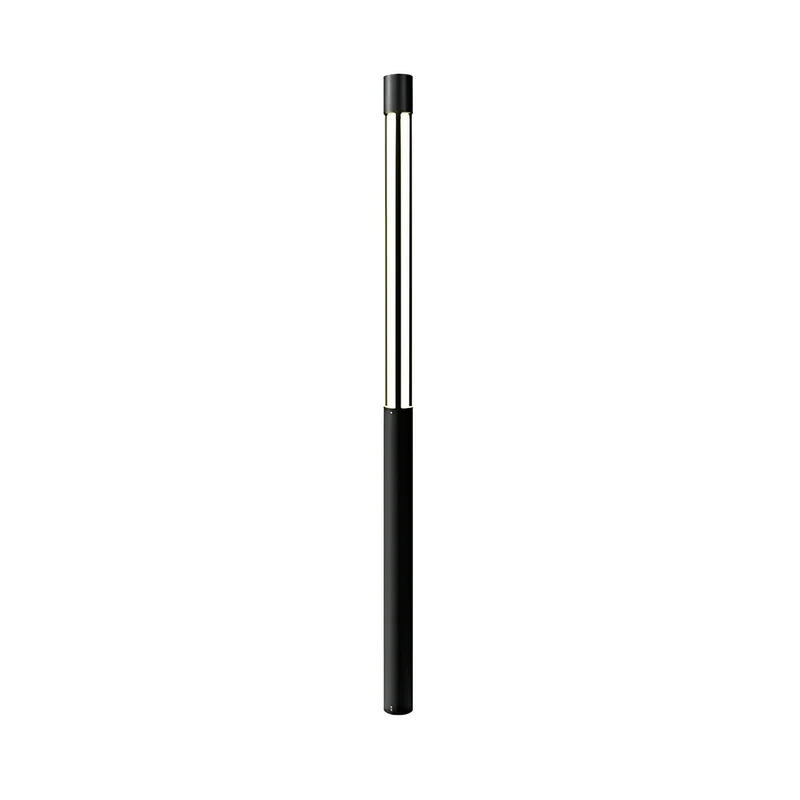 Cilindervormige Buitenpaal LED Zwart Tuinverlichting Padverlichting Waterdicht Aluminium Tuinlamp Modern | Sansoti