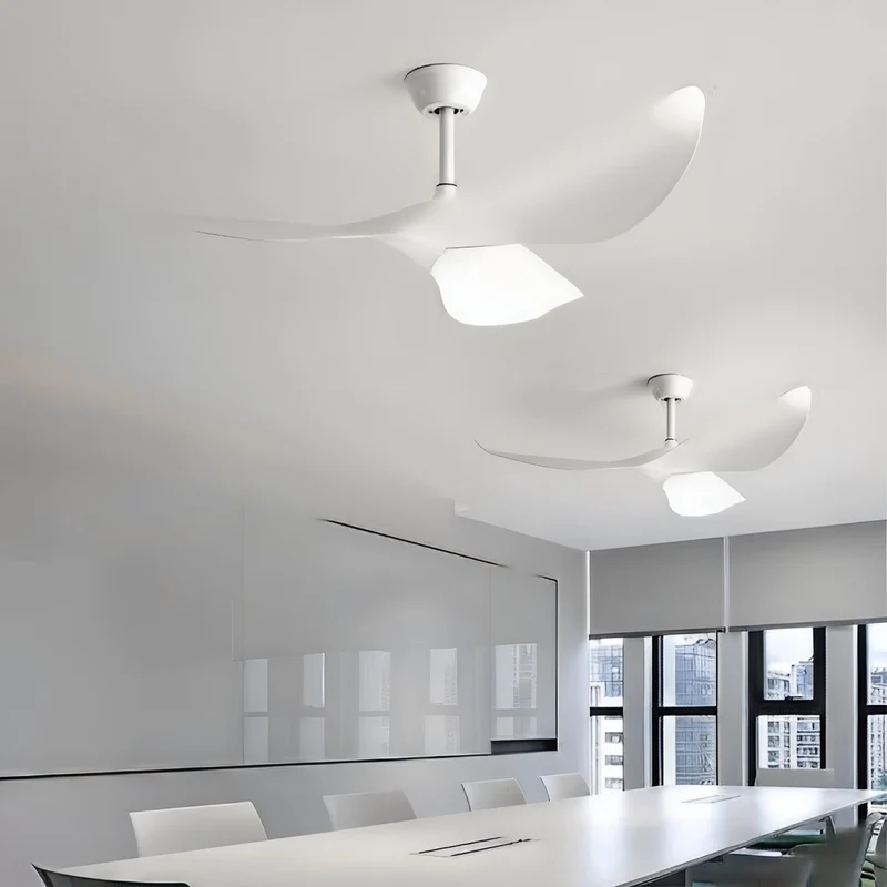 Plafondventilator Zonder Verlichting 6 Snelheden Omkeerbaar Fluistermotor Modern Design Woonkamer Slaapkamer | Sansoti