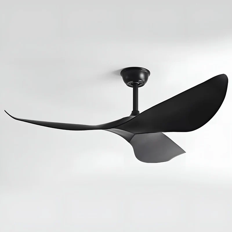 Plafondventilator Zonder Verlichting 6 Snelheden Omkeerbaar Fluistermotor Modern Design Woonkamer Slaapkamer | Sansoti