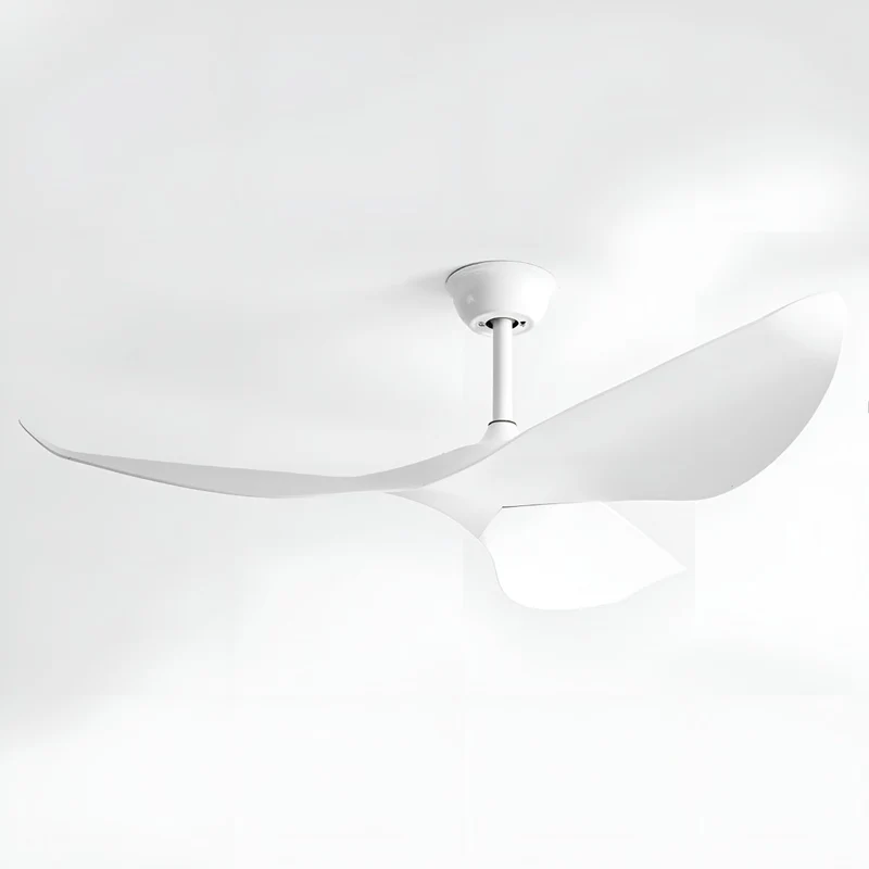 Plafondventilator Zonder Verlichting 6 Snelheden Omkeerbaar Fluistermotor Modern Design Woonkamer Slaapkamer | Sansoti