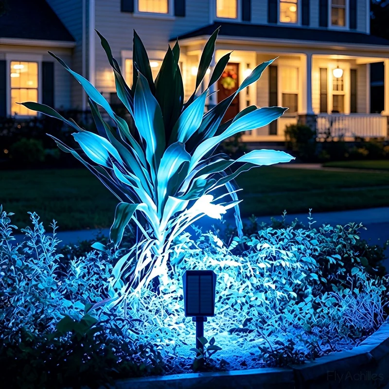 Verstelbare Solar Tuinspot LED IP65 Waterdicht Zwart Warm Wit RGB Buitenverlichting 3m Bereik voor Tuin Terras | Sansoti