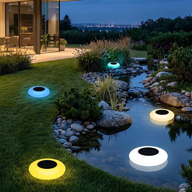 Drijvende Zwembadbol RGB LED Solar Waterlamp Vijververlichting Draadloos met Afstandsbediening Tuinsfeer | Sansoti