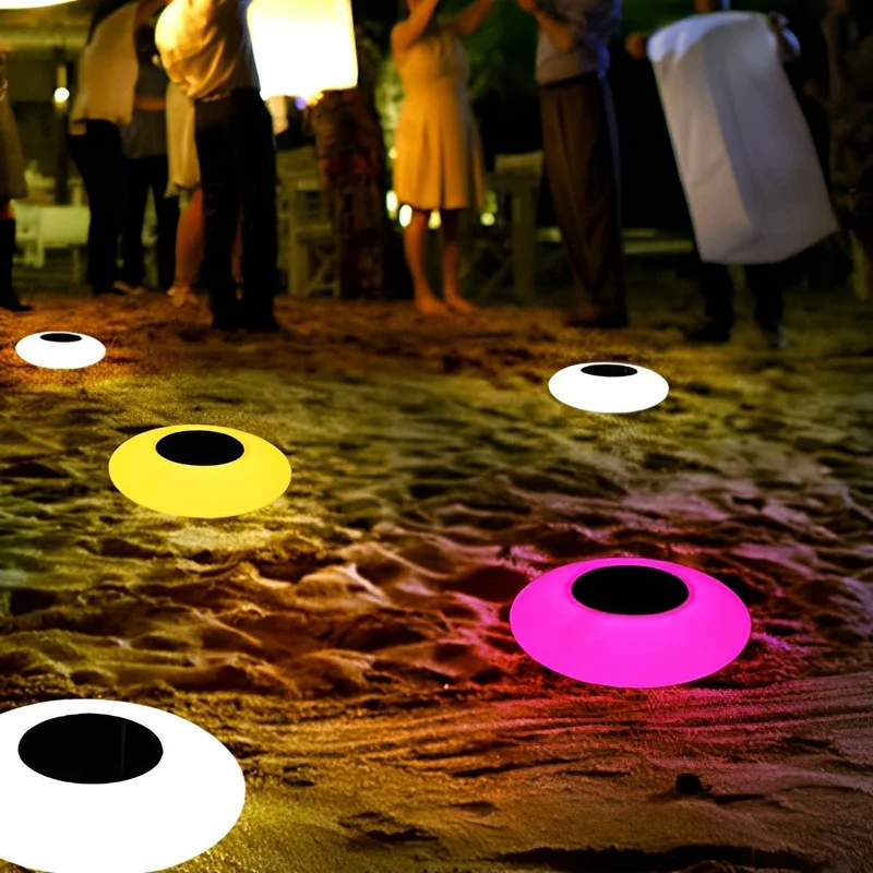 Drijvende Zwembadbol RGB LED Solar Waterlamp Vijververlichting Draadloos met Afstandsbediening Tuinsfeer | Sansoti