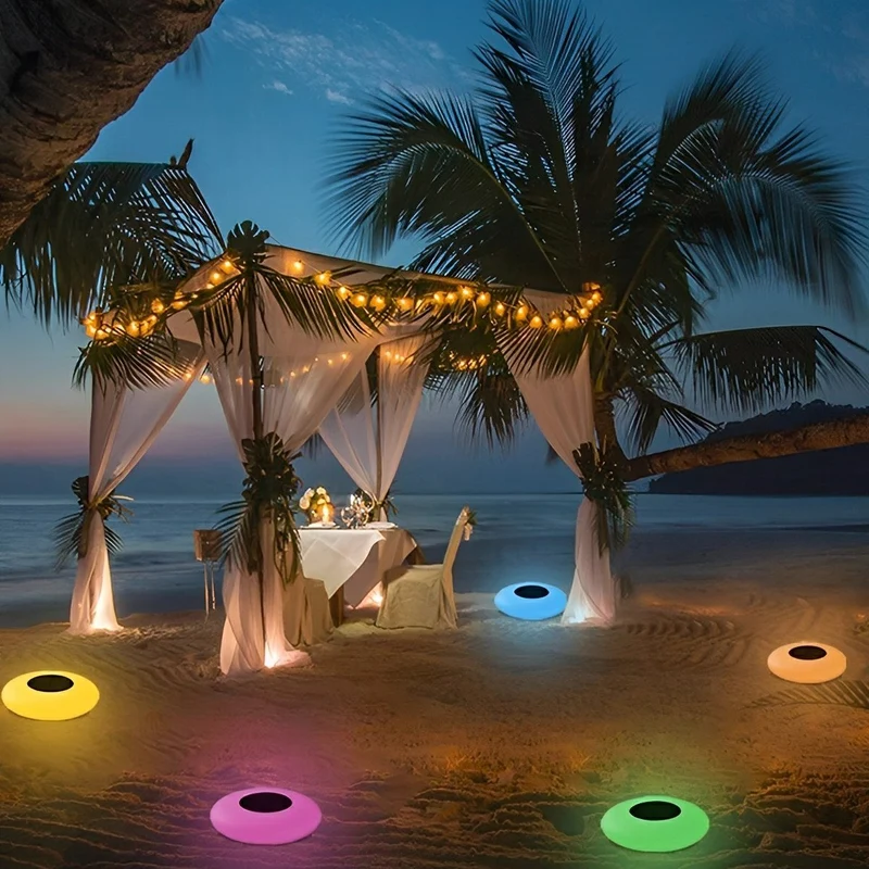 Drijvende Zwembadbol RGB LED Solar Waterlamp Vijververlichting Draadloos met Afstandsbediening Tuinsfeer | Sansoti