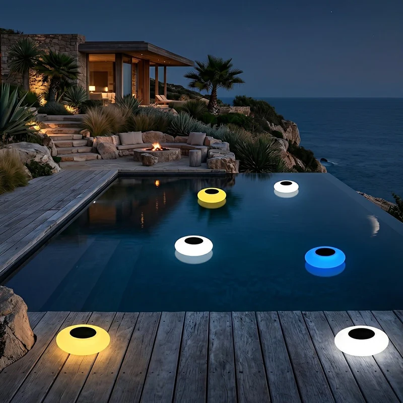 Drijvende Zwembadbol RGB LED Solar Waterlamp Vijververlichting Draadloos met Afstandsbediening Tuinsfeer | Sansoti