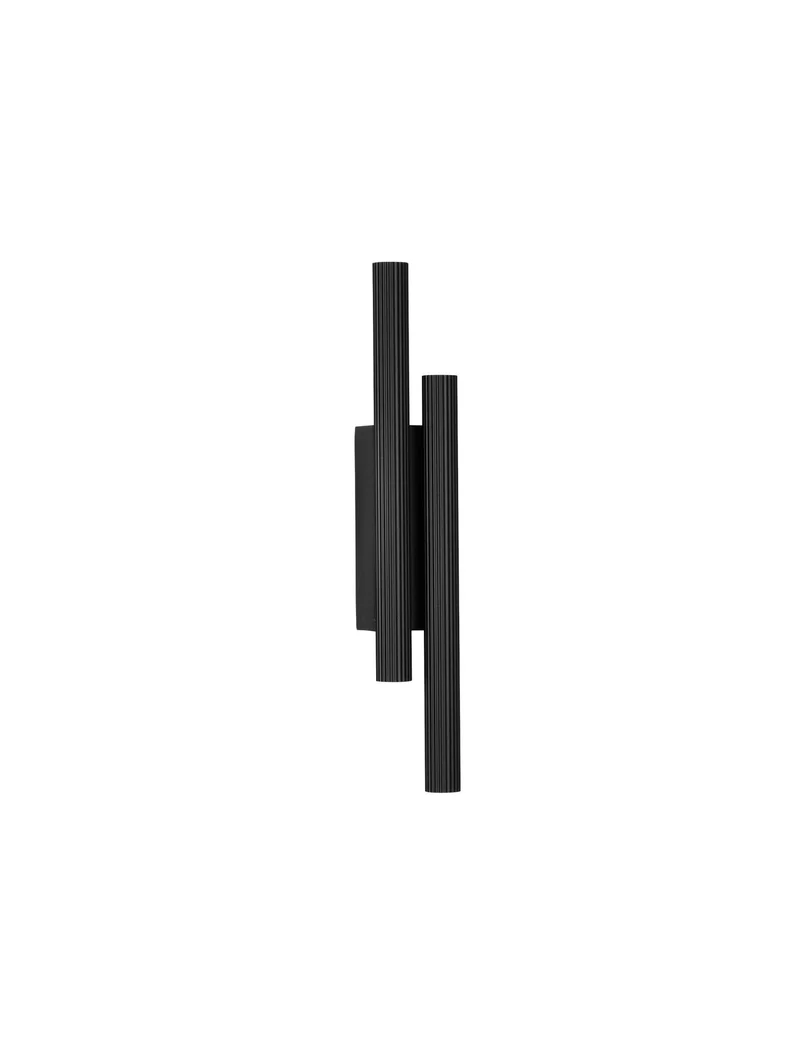 Paron LED Wandleuchte 2-flammig Geriffelt 3000K