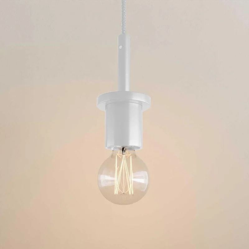 s.luce Velo Glas-Pendelleuchte Aufhängung 150cm Weiß