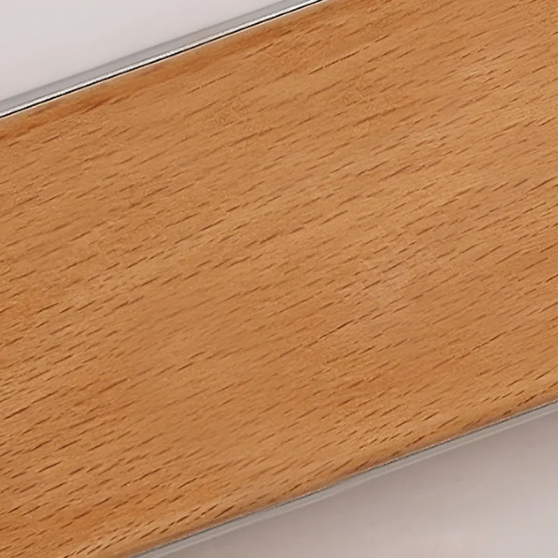 Houten LED Wandlamp Lang Rechthoekig Dimbaar Up-Down Licht Scandinavisch Design Modern Sfeervol Interieur | Sansoti