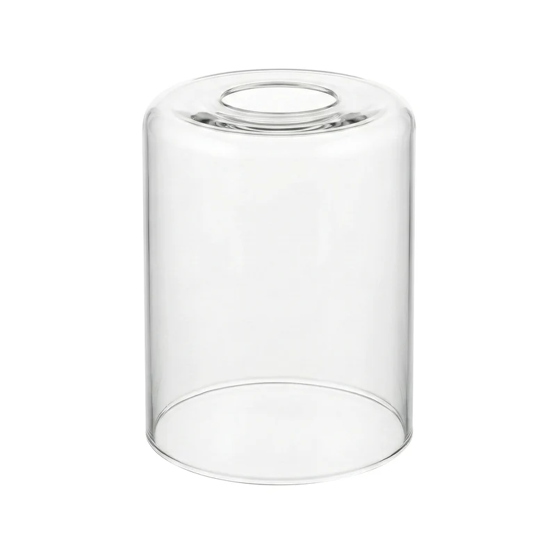Ersatzglas lampenschirm E27 Klarglas | Zylinder Lampenglas Ø 14cm / Ø7,5cm~3688