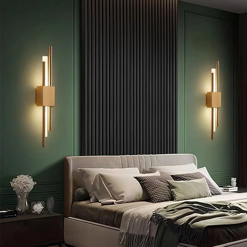 Moderne Wandlamp Metaal Marmer LED Warm Wit Licht Slaapkamer Woonkamer Gang Elegant Interieur Verlichting | Sansoti