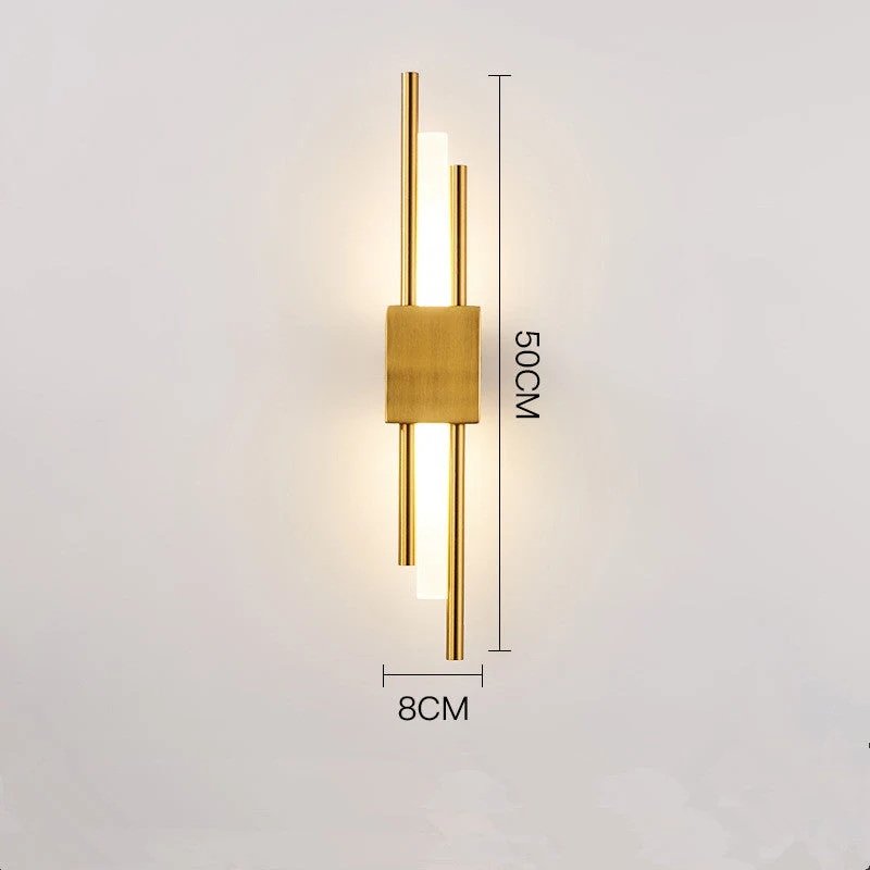 Moderne Wandlamp Metaal Marmer LED Warm Wit Licht Slaapkamer Woonkamer Gang Elegant Interieur Verlichting | Sansoti