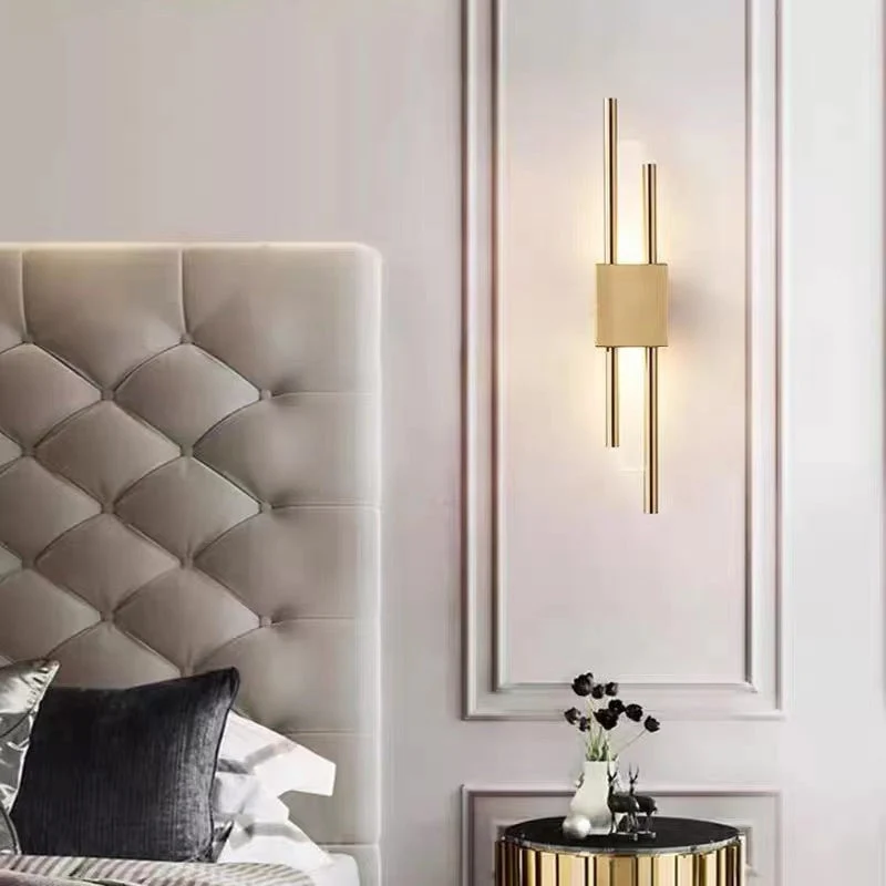 Moderne Wandlamp Metaal Marmer LED Warm Wit Licht Slaapkamer Woonkamer Gang Elegant Interieur Verlichting | Sansoti