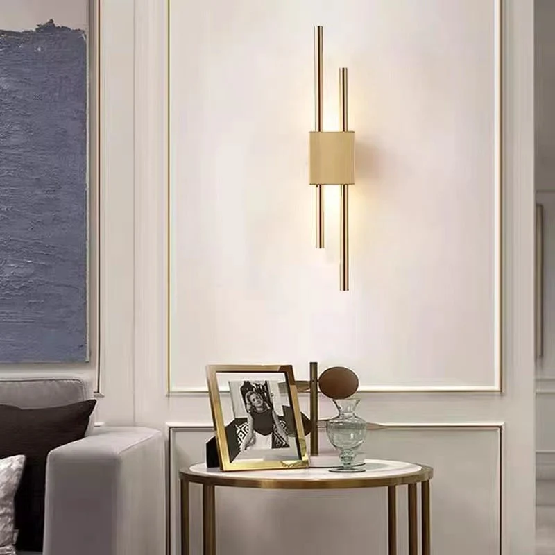Moderne Wandlamp Metaal Marmer LED Warm Wit Licht Slaapkamer Woonkamer Gang Elegant Interieur Verlichting | Sansoti