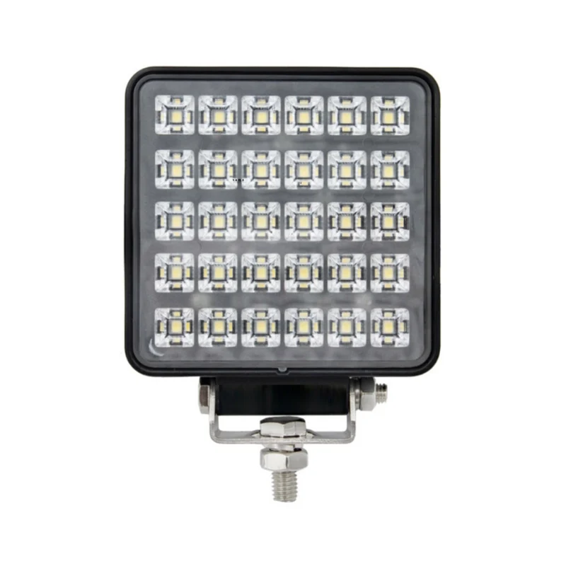 Hochwertige quadratische LED-Arbeitsleuchte mit Edelstahlhalterung / 30 W