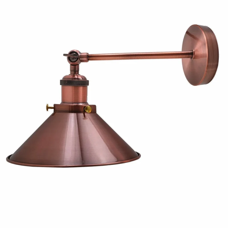 All Seasons Life Verstellbare Industrie-Wandleuchte | Retro Kegelform, E27~3732