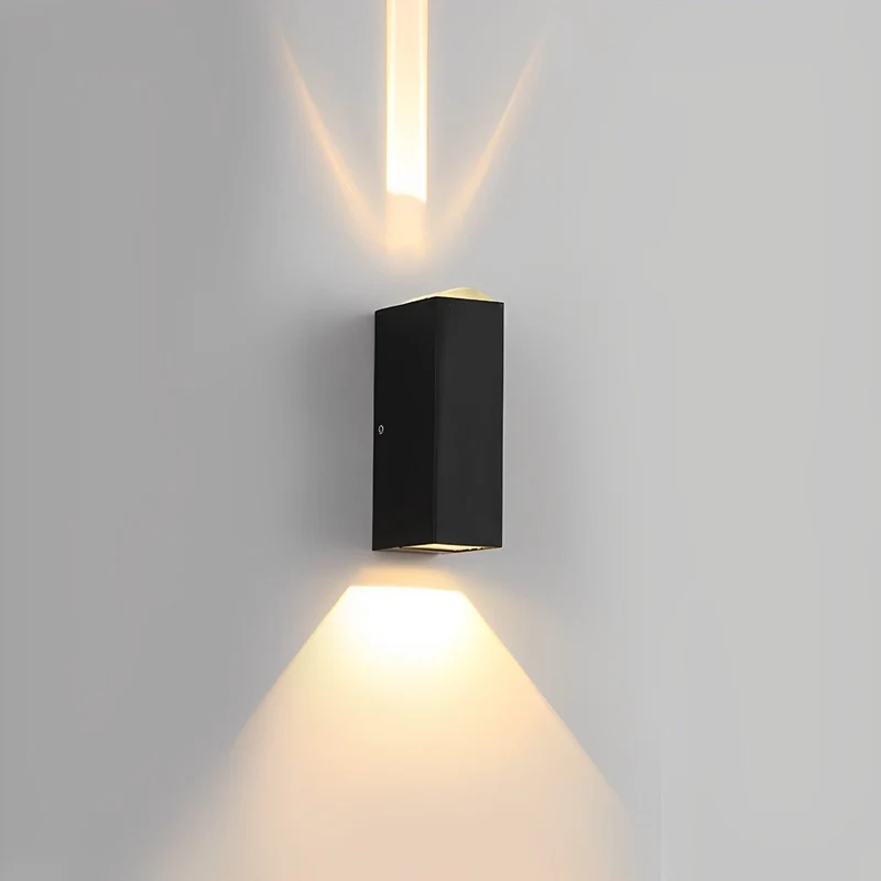 Buitenwandlamp LED Up-Down Verlichting Aluminium Waterdicht IP65 Trapverlichting Moderne Buitenverlichting | Sansoti