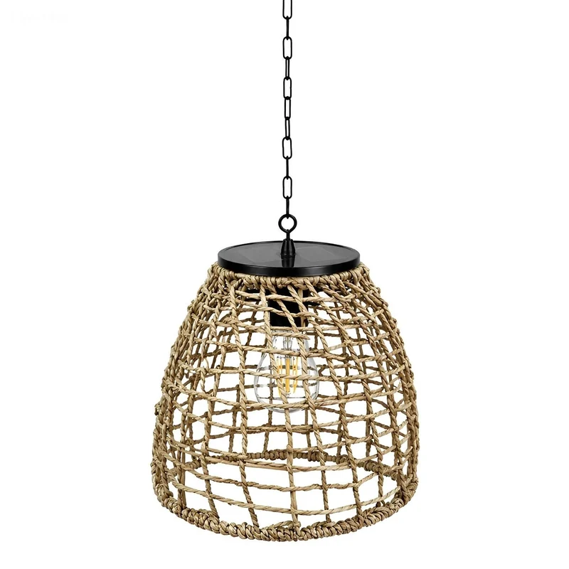 Hangende Buitenlantaarn Solar Klokvorm Waterdicht IP44 LED Tuinverlichting voor Terras Veranda en Tuin | Sansoti