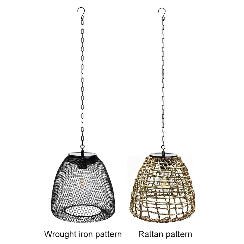 Hangende Buitenlantaarn Solar Klokvorm Waterdicht IP44 LED Tuinverlichting voor Terras Veranda en Tuin | Sansoti