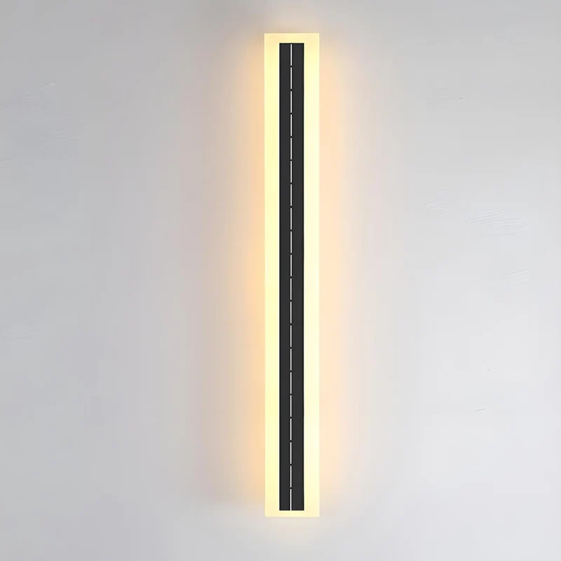 Zonne-energie Wandlamp Buitenverlichting LED Strip Aluminium Waterdicht IP65 voor Tuin Terras Gevel Oprit | Sansoti