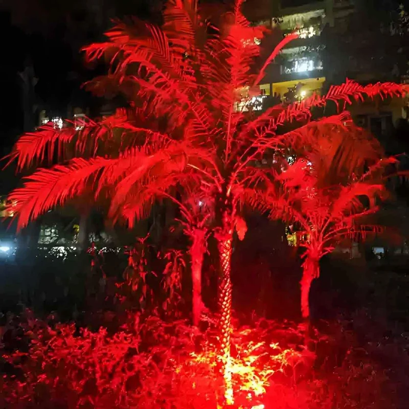 LED Tuinspot Waterdicht RGB Kleurverandering 36W-150W IP65 Buitenverlichting Boom Tuin Patio Gazon Accent | Sansoti
