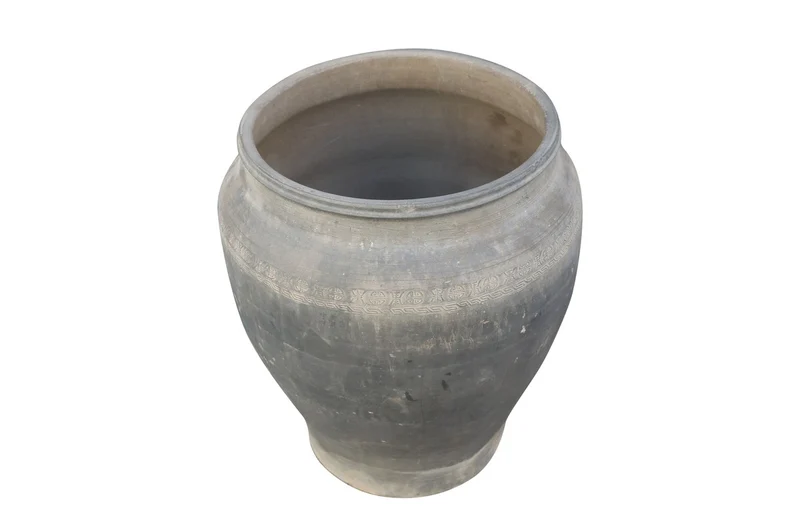Casa Padrino Luxus Vase 52 x 52 x H. 62 cm - Große Terrakotta Vase im rustikalen Antik-Look - Luxus Deko Accessoires