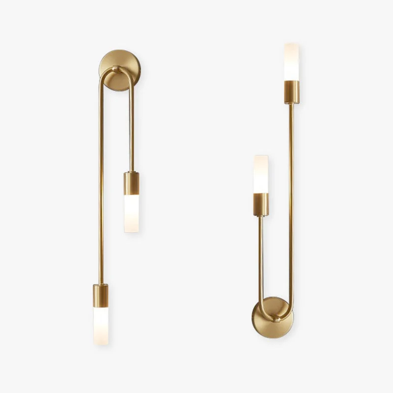 LED Wandlamp Metaal Acryl Goud Modern Design Slaapkamer Woonkamer Indirect Licht Sfeervolle Wandverlichting | Sansoti