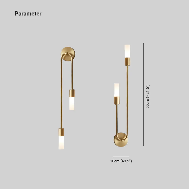 LED Wandlamp Metaal Acryl Goud Modern Design Slaapkamer Woonkamer Indirect Licht Sfeervolle Wandverlichting | Sansoti