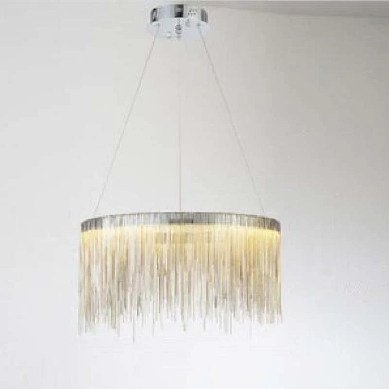Hanglamp Ketting met LED Tassel Design Metaal Goud Zilver Roségoud voor Eetkamer Woonkamer Slaapkamer | Sansoti