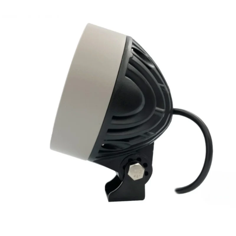 Rundes LED-Arbeitslicht im John Deere-Stil, grau, 40 W/4000 Lumen
