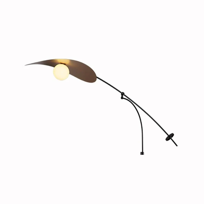 Wandlamp Boog Metaal Glas Zwart Goud Slaapkamer Woonkamer Ambient Verlichting Modern Industrieel Design | Sansoti