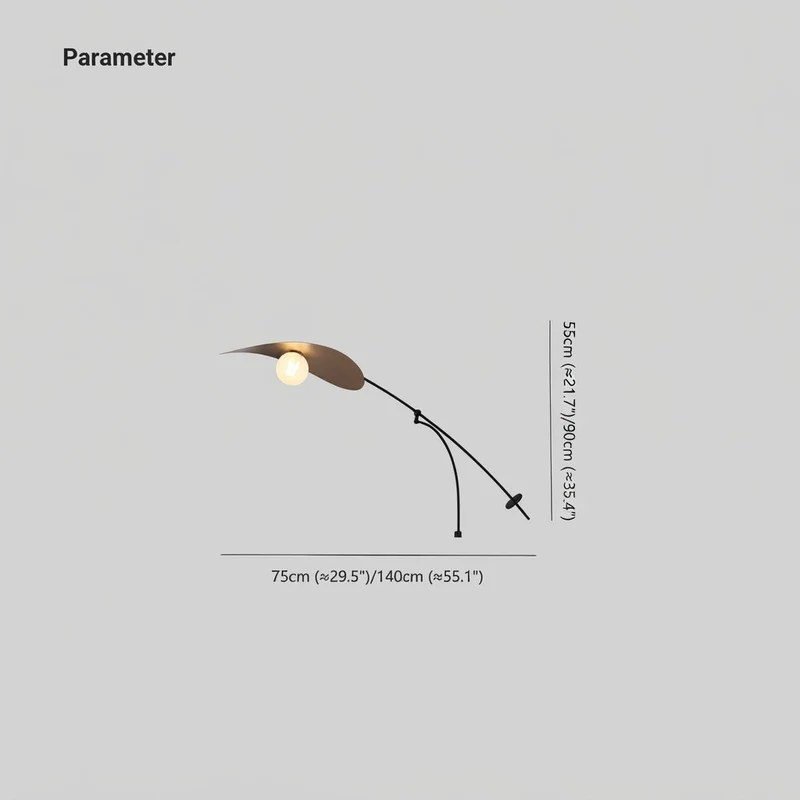 Wandlamp Boog Metaal Glas Zwart Goud Slaapkamer Woonkamer Ambient Verlichting Modern Industrieel Design | Sansoti