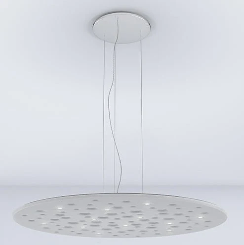 Artemide - Pendelleuchte Silent Field 2.0 - Direct + Indirect - 3000K - APP - Orange