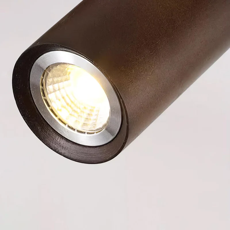 Plafondspot Rail Hout 2-5 Spots Verstelbaar Warm Licht Keuken Woonkamer Industrieel Design Spotlights | Sansoti