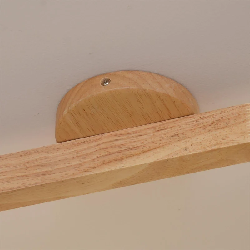 Plafondspot Rail Hout 2-5 Spots Verstelbaar Warm Licht Keuken Woonkamer Industrieel Design Spotlights | Sansoti