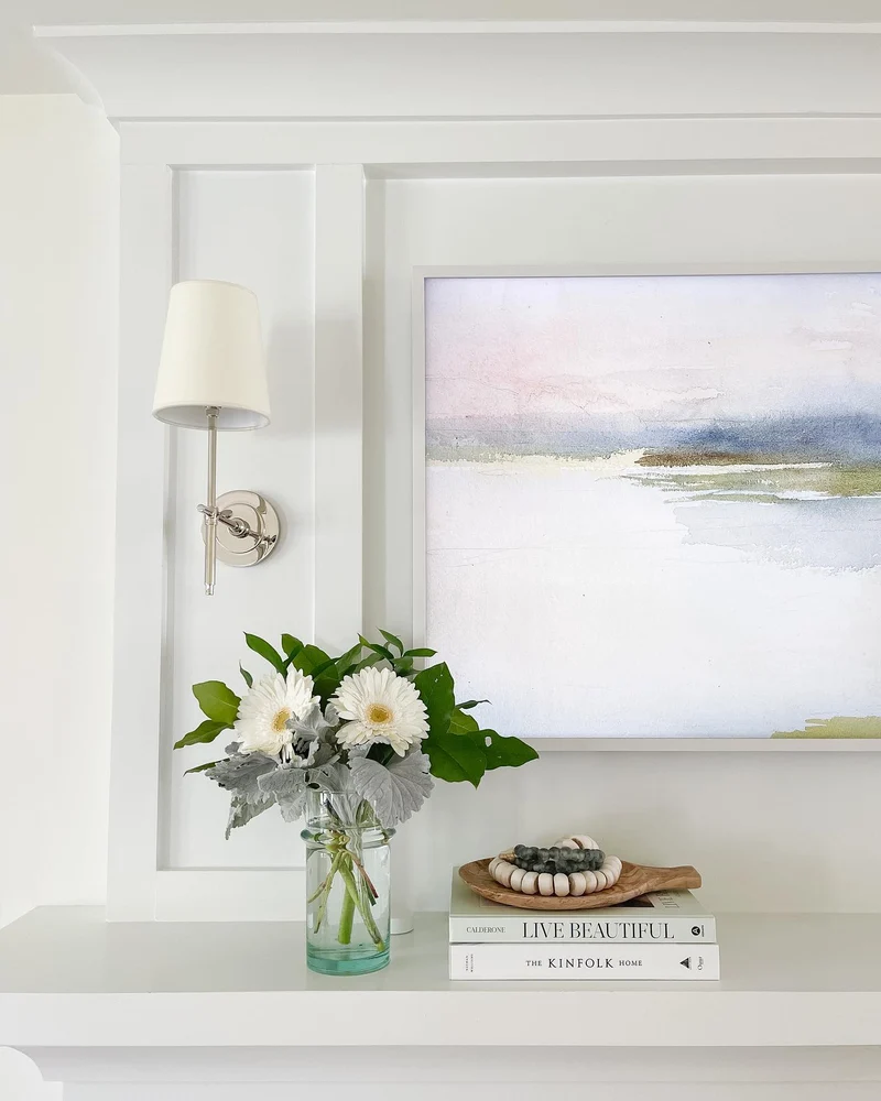 Wandlamp Messing met Stoffen Kap Minimalistisch Design 1 of 2 Lichtpunten voor Woonkamer Slaapkamer Interieur | Sansoti